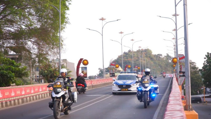 Road to Tour of Kemala 2024 Seri ke-4 di Lampung Diwarnai Kendaraan Listrik 