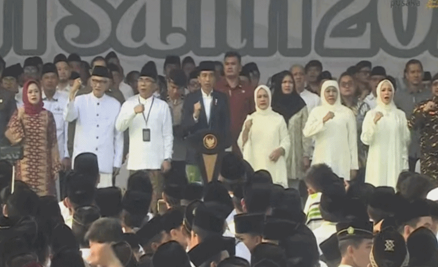 Apel Hari Santri 2023, Presiden Jokowi Singgung Resolusi Jihad dan Mati Syahid