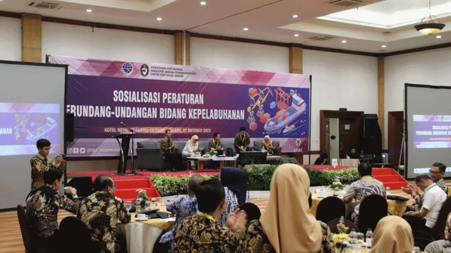 Pengguna Jasa Wajib Paham Peraturan Kepelabuhanan, KSOP Banten Gelar Sosialisasi