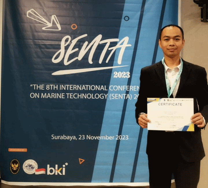 Top! Perwira TNI AL Raih Penghargaan di Ajang 8th International Conference on Marine Technology