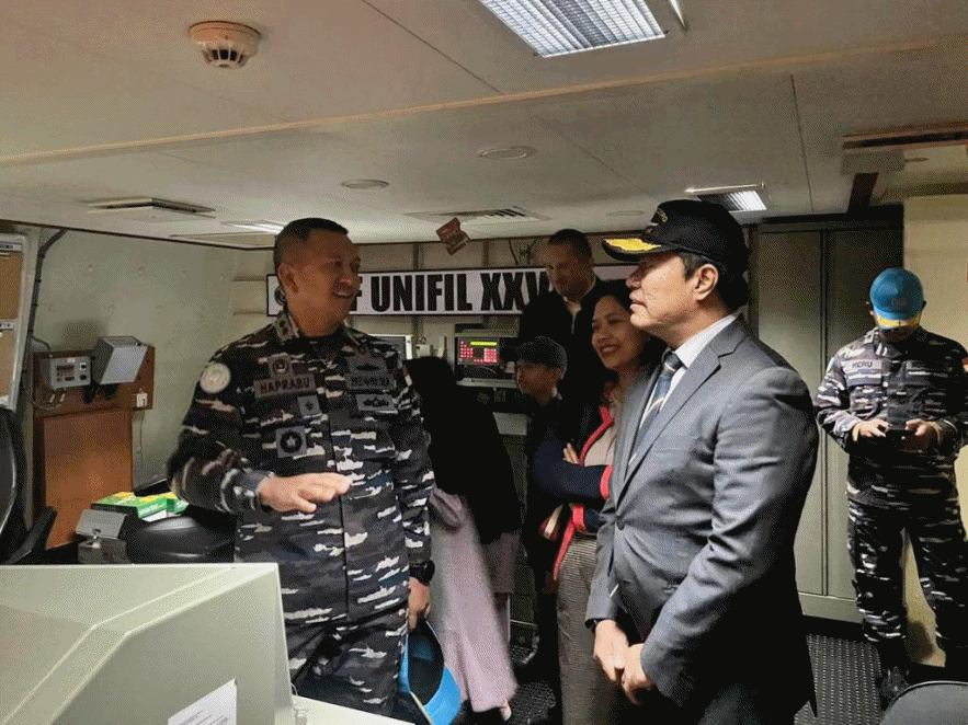 Tiba di Mesir, Satgas Maritime Task Force TNI Konga Napak Tilas Situs Purbakala Sejarah Dunia