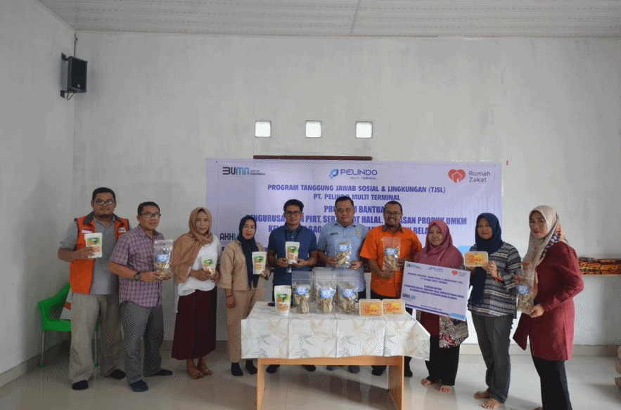 Gandeng Rumah Zakat, Pelindo Multi Terminal Genjot Pelaku UMKM Belawan Naik Kelas