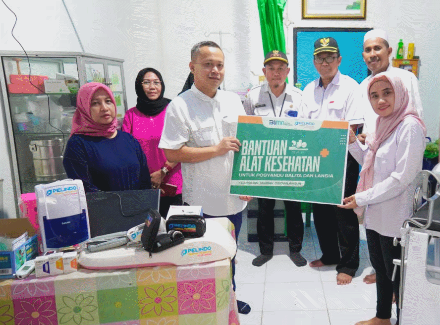 Terminal Teluk Lamong Bantu Alat Kesehatan ke Puskesmas
