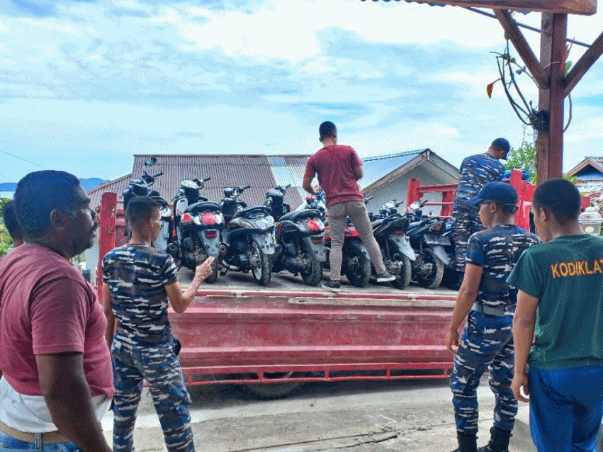 Ditangkap TNI AL, Penyelundupan Kendaraan Bermotor di Fakfak Gagal