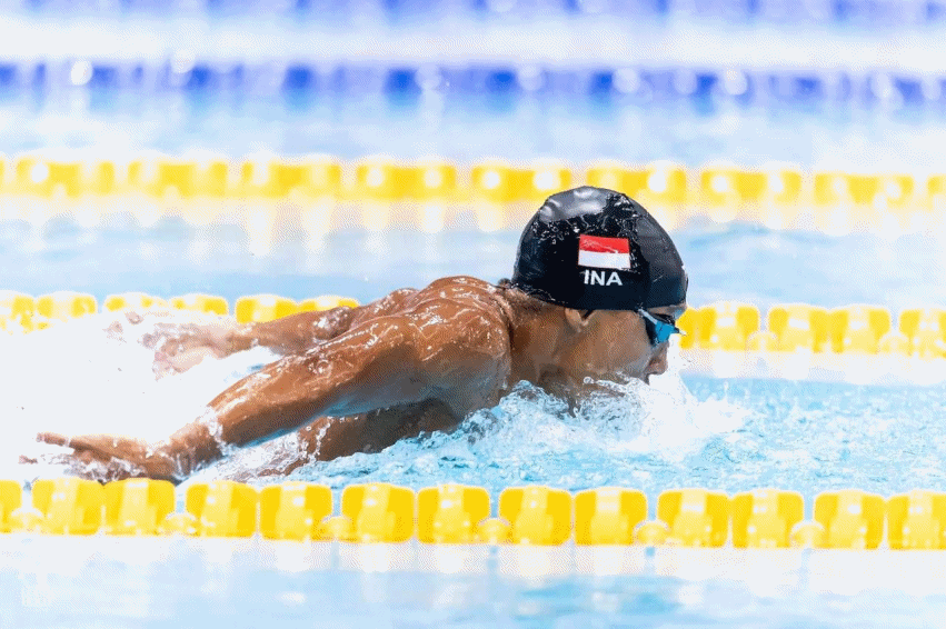 Prajurit Petarung TNI AL Sabet Medali di Ajang Singapore Age Group Swimming Championships 2024