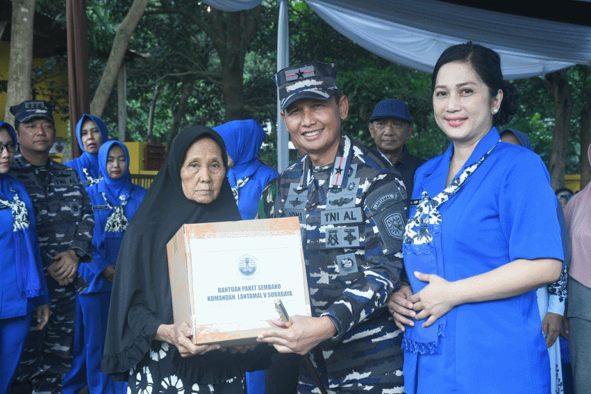 Peduli Sesama, Lantamal V Surabaya Gelar Bakti Sosial di Banyuwangi