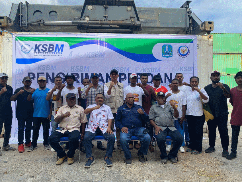 Kiriman Perdana, Koperasi KALAMO Papua Pasok 13,3 Ton Ikan Segar ke Semarang