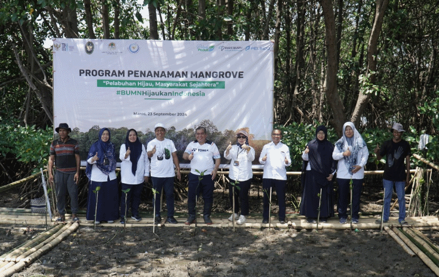 Pelindo Day ke 3, Regional 4 Tanam Mangrove di Lahan Seluas 12,5 Ha