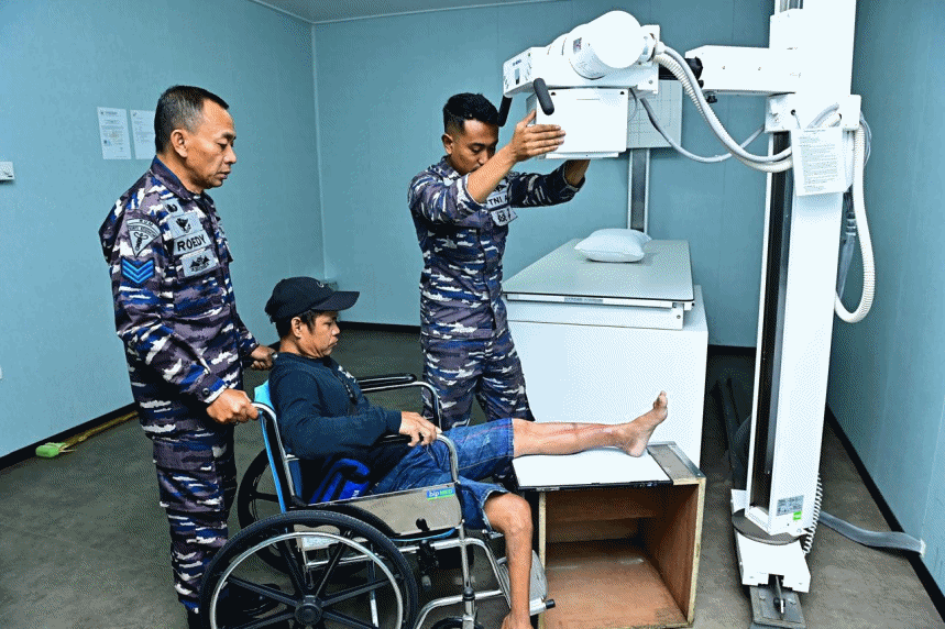 Bakti Kesehatan Satgas Port Visit 2024 di KRI WSH-991, Warga Solomon Islands Antusias
