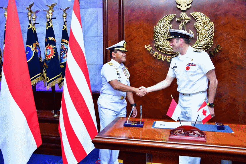 Ini Pembahasan Pertemuan Kasal Bersama Panglima AL Kanada