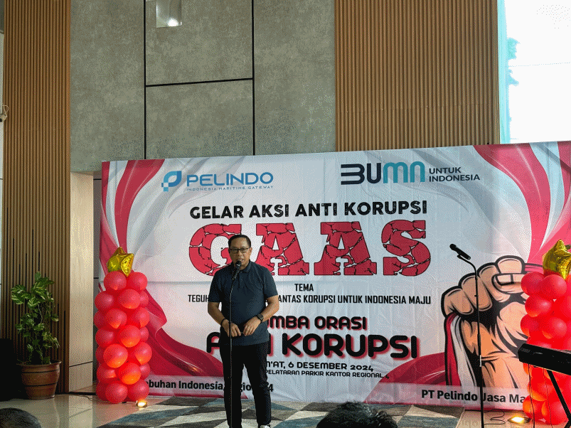 Seru, Karyawan Pelindo Regional 4 Lomba Orasi Anti Korupsi