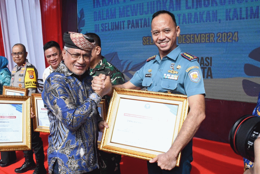 Aktif Perangi Narkoba, Lantamal XIII Tarakan Raih Penghargaan dari BNN