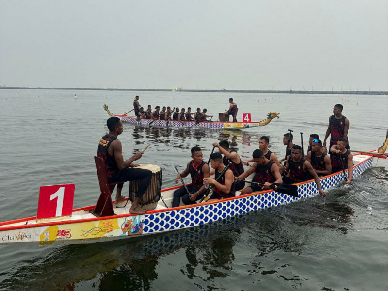 Pro Jinggo! Tim Dragon Boat Pasmar 3 Tembus Peringkat 10 Besar Kasal Cup Water Sport 2025