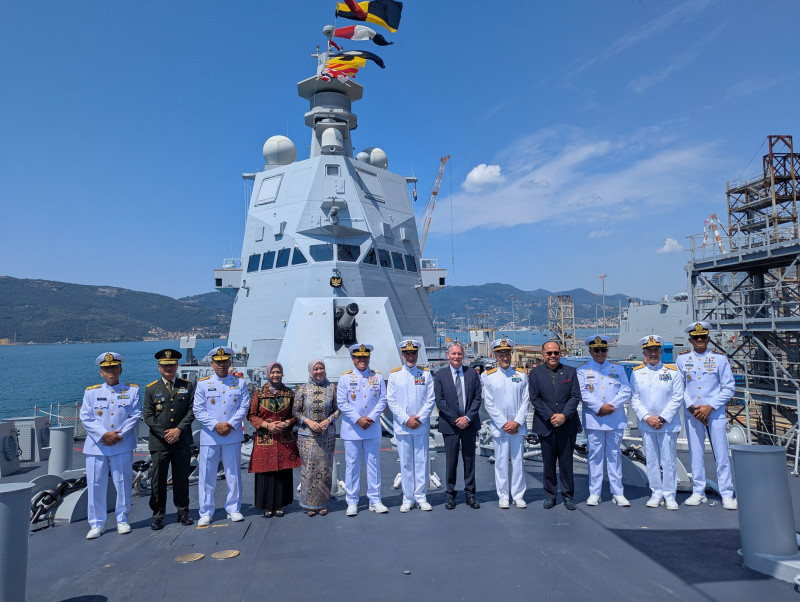 Diresmikan Kasal di Italia, KRI Brawijaya-320 Fregat PPA Perkuat Pertahanan Maritim, Siap Tempur