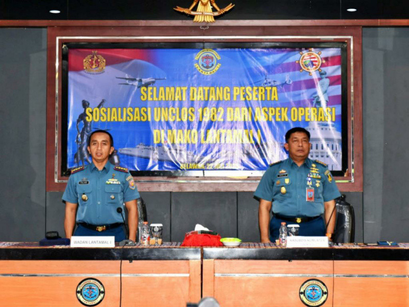 Sosialisasi Unclos 82, Prajurit TNI AL di Belawan Dibekali Pemahaman Hukum Laut Internasional