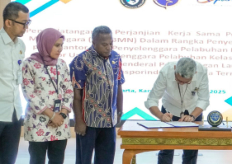 Kemenhub-PT Transporindo Nusantara Terminal Kerja Sama Pemanfaatan BMN Selama 50 Tahun
