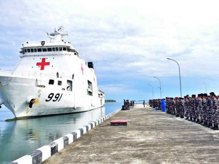 KRI Wahidin Sudirohusodo-991 Sukses Jalankan Diplomasi Maritim di Kawasan Pasifik