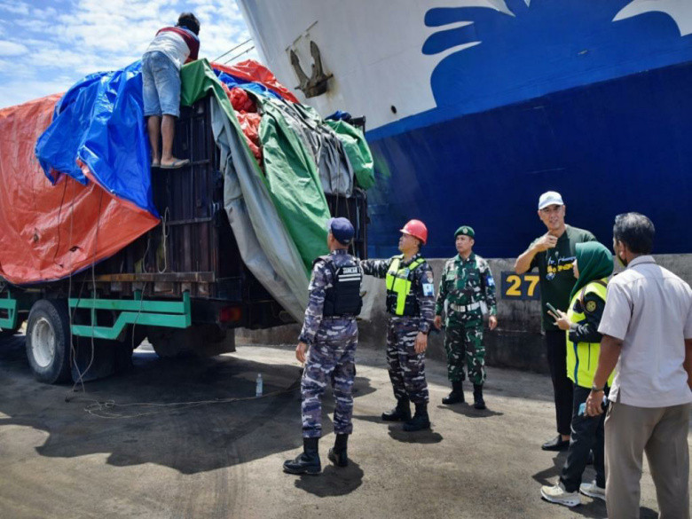 Penyelundupan 133 Ton Bawang Bombay Digagalkan Lanal Semarang dan Tim Gabungan