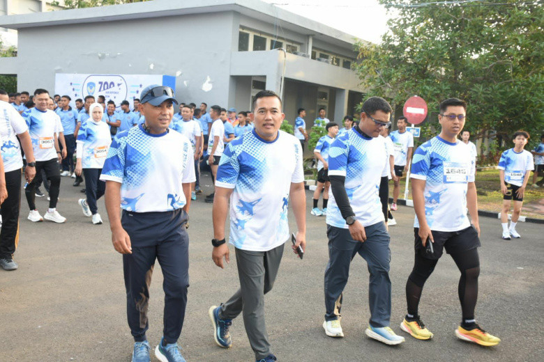Kodaeral V Hadiri 700 Air Defence Run di Surabaya, Olahraga Terpadu dan Jaga Soliditas