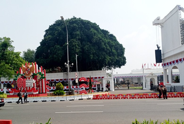 Istana Negara Bersolek, Siap Sambut Detik-detik Proklamasi Kemerdekaan RI