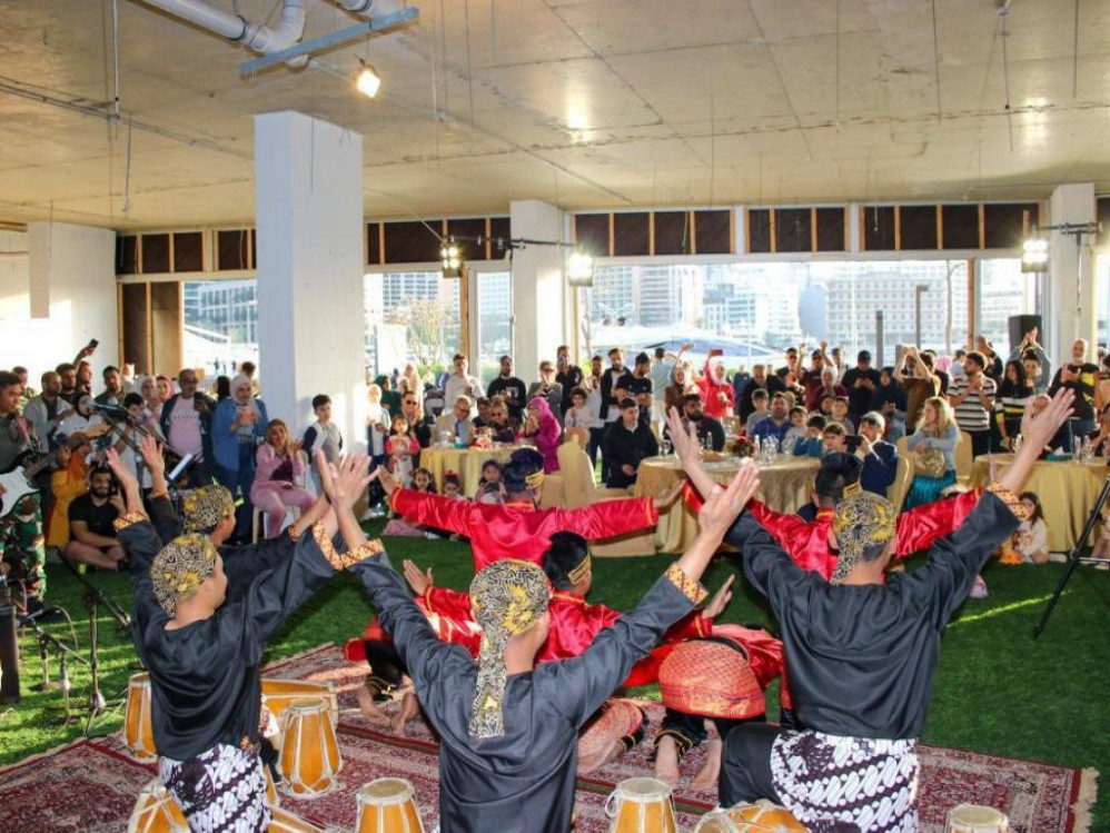 Wow! Satgas MTF TNI AL Memukau Pengunjung Indo-Levand Tourism di Beirut