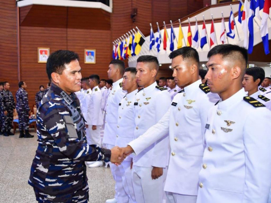 Hadapi Kemajuan Teknologi, ini Pesan Kasal Kepada Perwira Remaja TNI AL