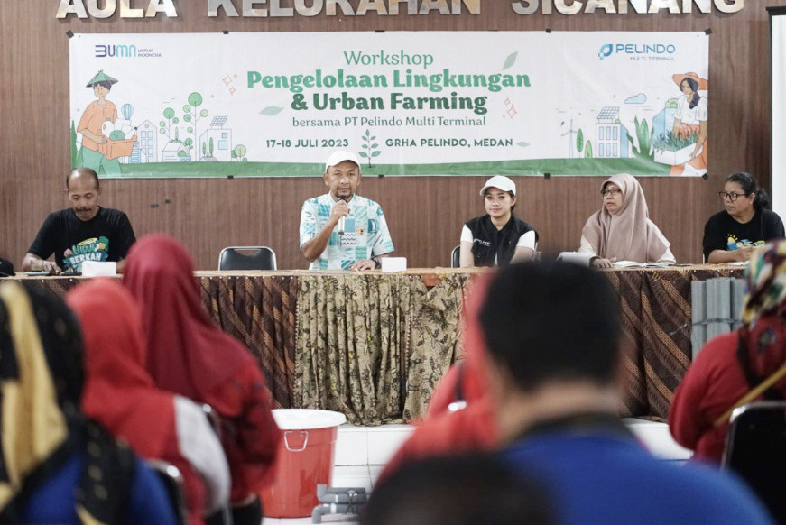 Dorong Budaya Kreatif dan Inovatif di Belawan, SPMT Gelar Workshop Urban Farming