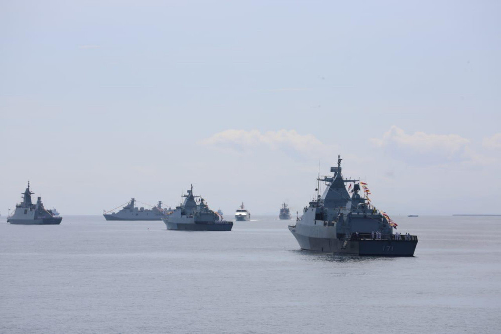 Gunakan KRI Bung Karno 369 Panglima TNI Pimpin International Fleet Review The 4th MNEK 2023