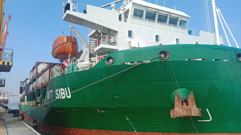 PT.PTMS Berangkatkan Kapal ke 2 MTT SIBU Rute Belawan- Port Kelang Setiap Minggu