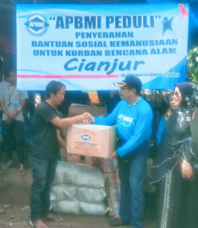 APBMI Peduli Cianjur, Aksi Sosial Pengusaha Bongkar Muat Kepada Korban Bencana