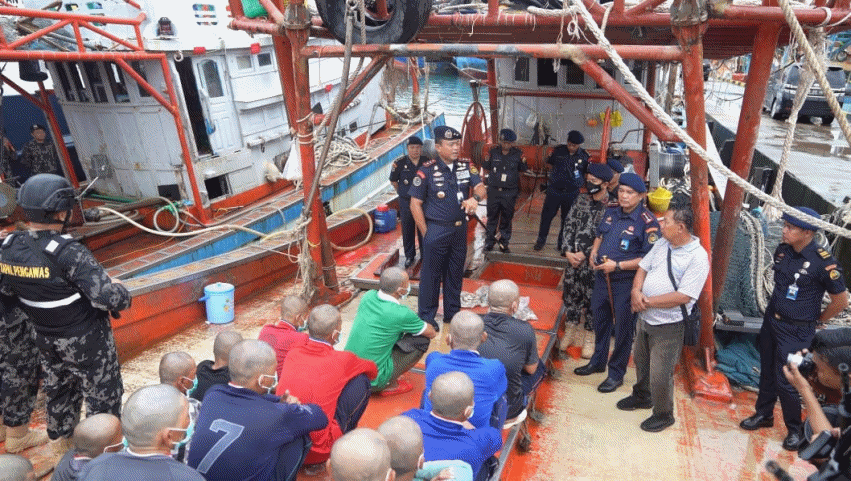 Curi Ikan di Laut Indonesia, 4 Kapal Filipina dan Vietnam Ditangkap KKP