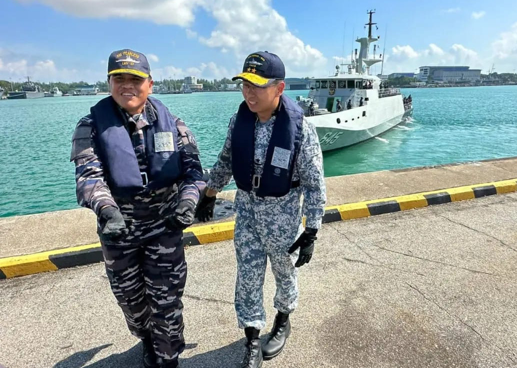 Amankan Jalur Selat Singapura dan Selat Philips TNI AL – RSN  Lakukan Patroli Koordinasi