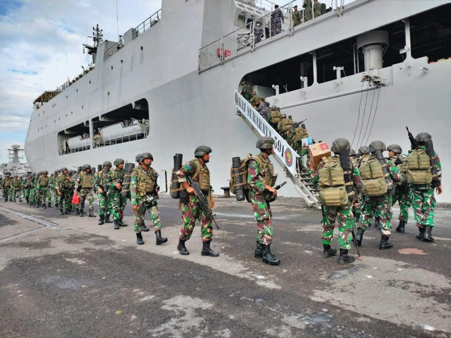 TNI AL Berangkatkan Armada Kapal Perang,   Latma Carat 2022 Bersama Tentara Amerika