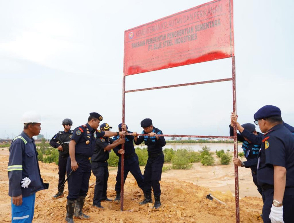 Tegas, KKP Stop Proyek Reklamasi Galangan Kapal di Batam