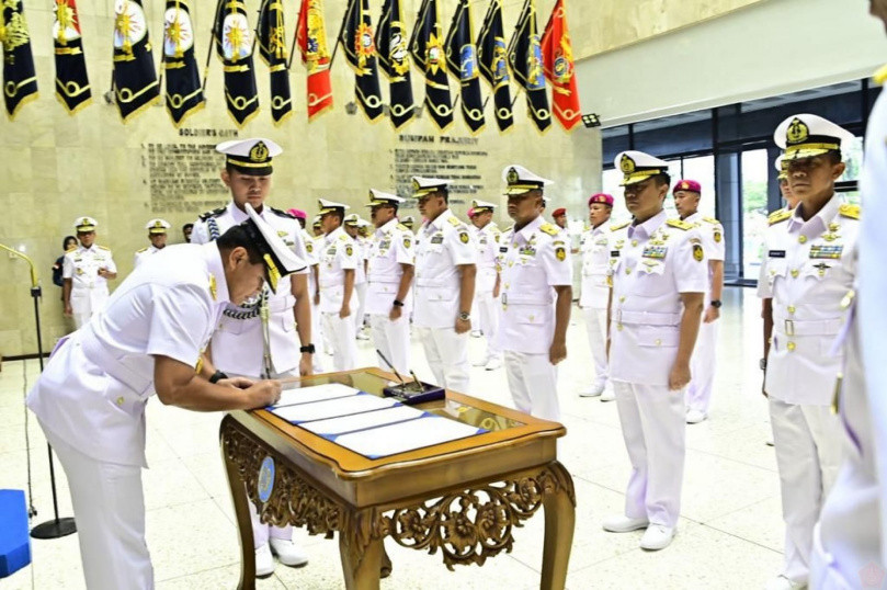 Kasal Pimpin Sertijab 8 Pejabat TNI AL, Ini Daftarnya
