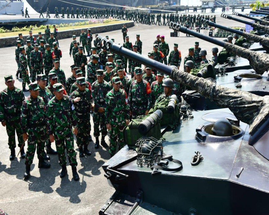 Kapal Cepat TNI AL Tembakan Rudal Exocet di Latgab 2023