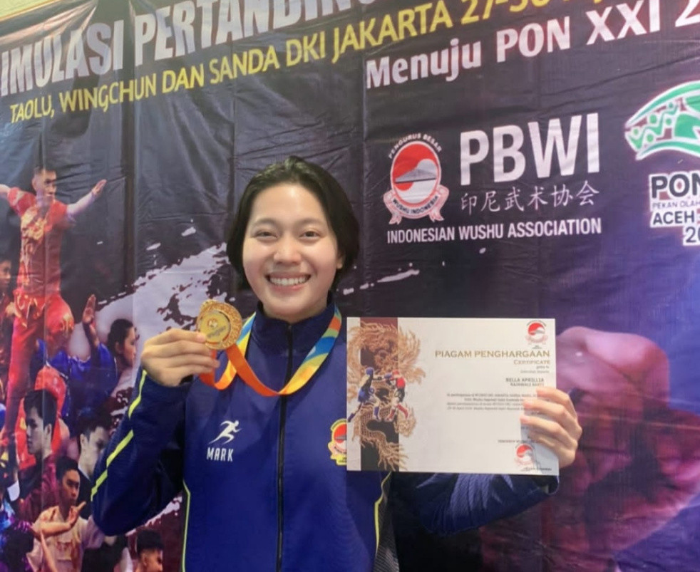 Keren, Kowal TNI AL Sabet Emas Kejuaraan Wushu Sanda