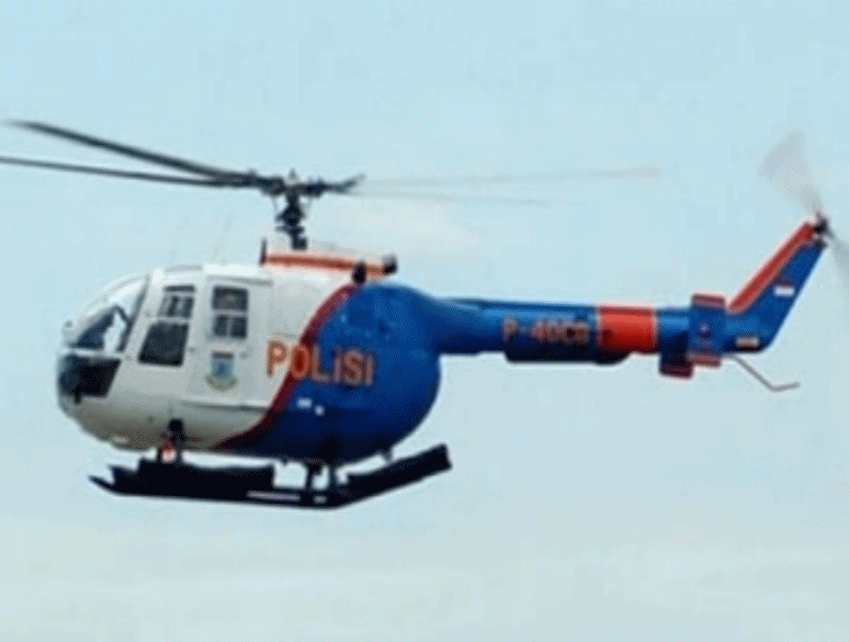 Helikopter Polri Hilang Kontak di Perairan Bangka Belitung 