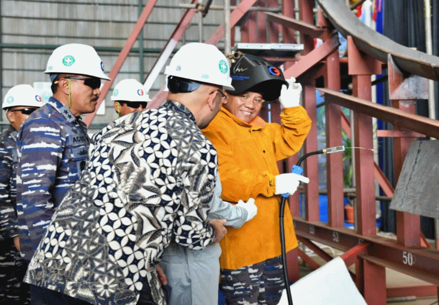 TNI AL Bangun 2 Kapal Patroli Cepat Diproduksi di Dalam Negeri