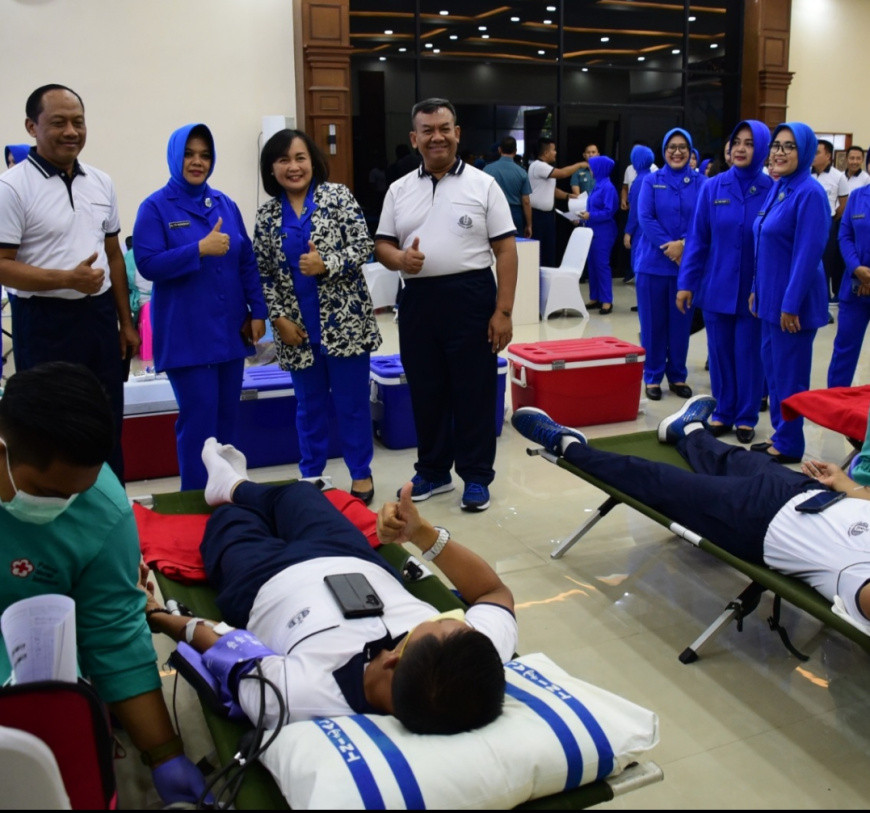 Hari Hidrogragi Dunia ke-102, TNI AL Gelar Donor Darah